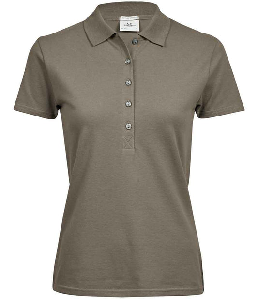 Tee Jays Ladies Luxury Stretch Polo Shirt - FRONT
