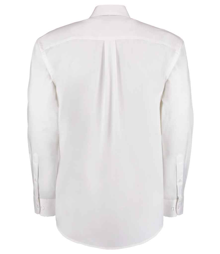 Kustom Kit Premium Long Sleeve Classic Fit Oxford Shirt - BACK
