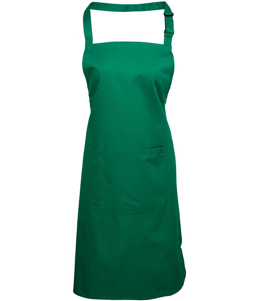 Premier 'Colours' Bib Apron with Pocket - FRONT