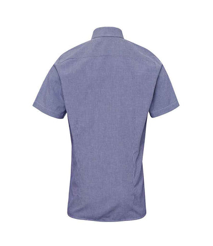 Premier Gingham Short Sleeve Shirt - BACK