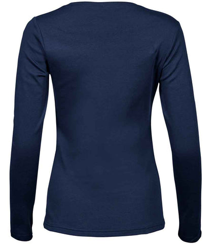Tee Jays Ladies Long Sleeve Interlock T-Shirt - BACK