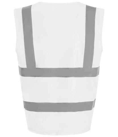 Pro RTX High Visibility Waistcoat - White - back