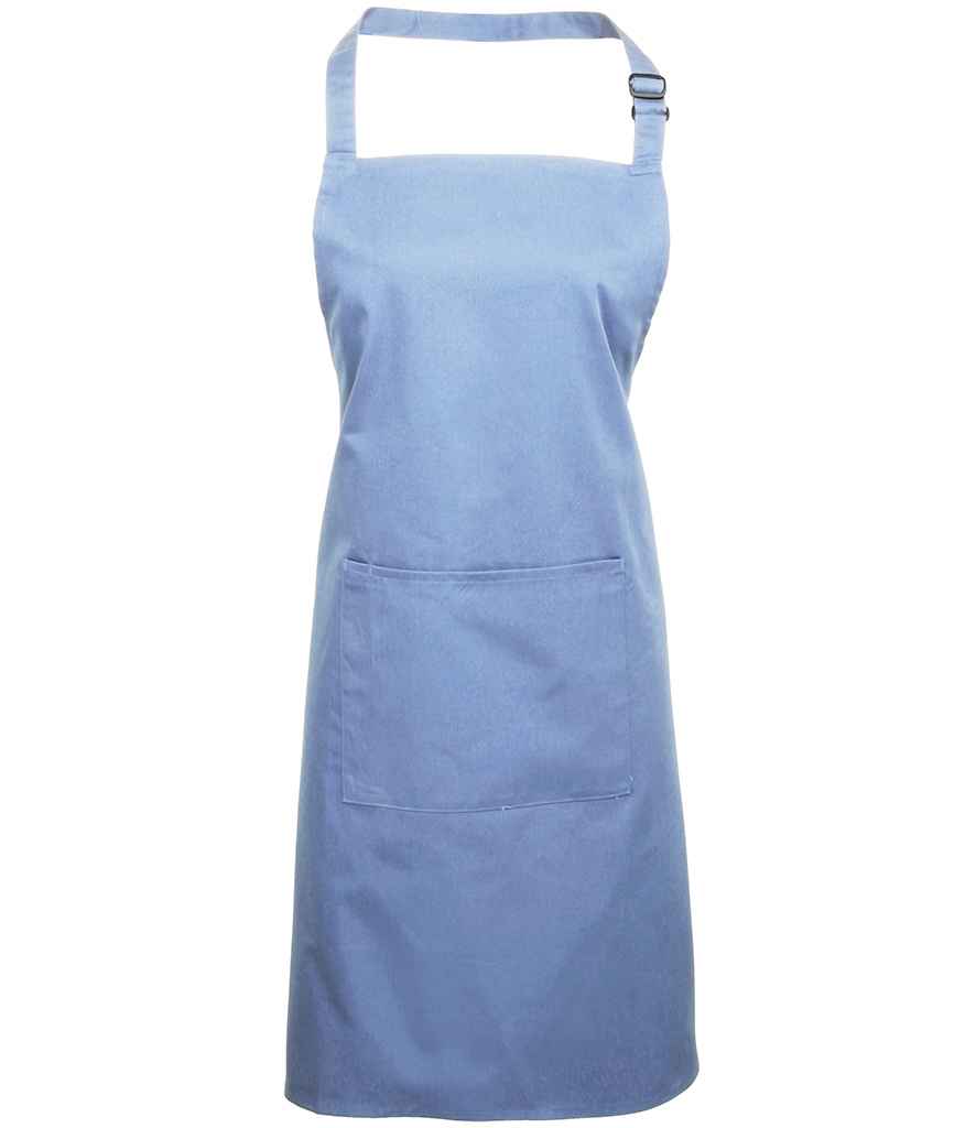 Premier 'Colours' Bib Apron with Pocket - FRONT