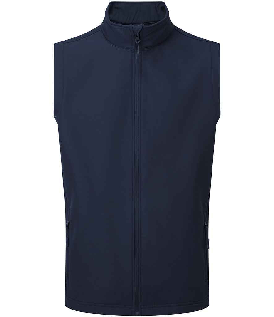 Premier Windchecker® Recycled Printable Soft Shell Gilet - FRONT