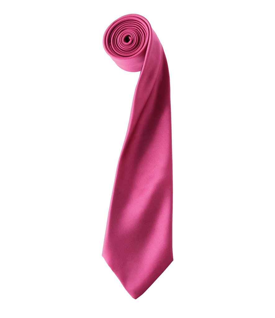 Premier 'Colours' Satin Tie - FRONT