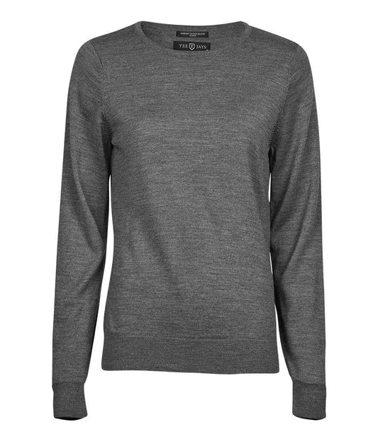 Tee Jays Ladies Crew Neck Sweater - FRONT