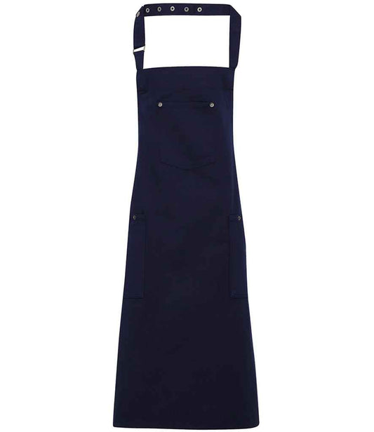Premier Cotton Chino Bib Apron - FRONT