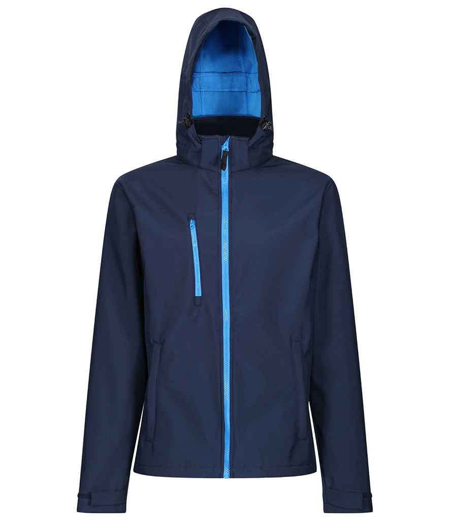 Regatta Venturer Three Layer Hooded Soft Shell Jacket - FRONT