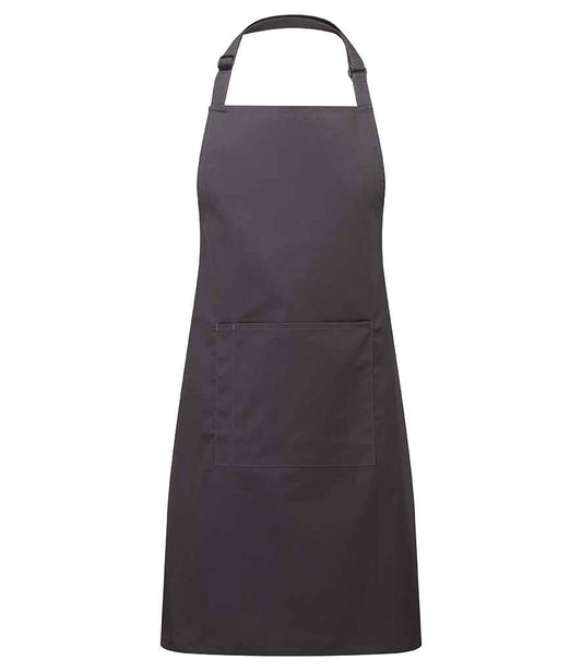 Premier 'Colours' Bib Apron with Pocket - FRONT