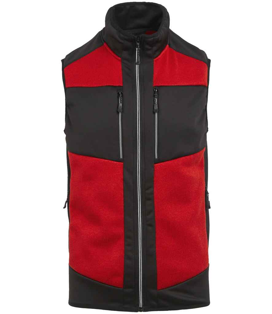 Regatta E-Volve Unisex Knit Effect Stretch Bodywarmer - FRONT