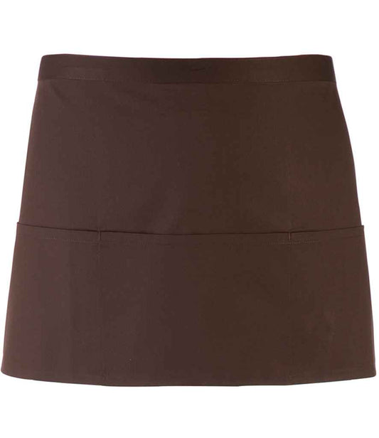 Premier 'Colours' 3 Pocket Apron - FRONT