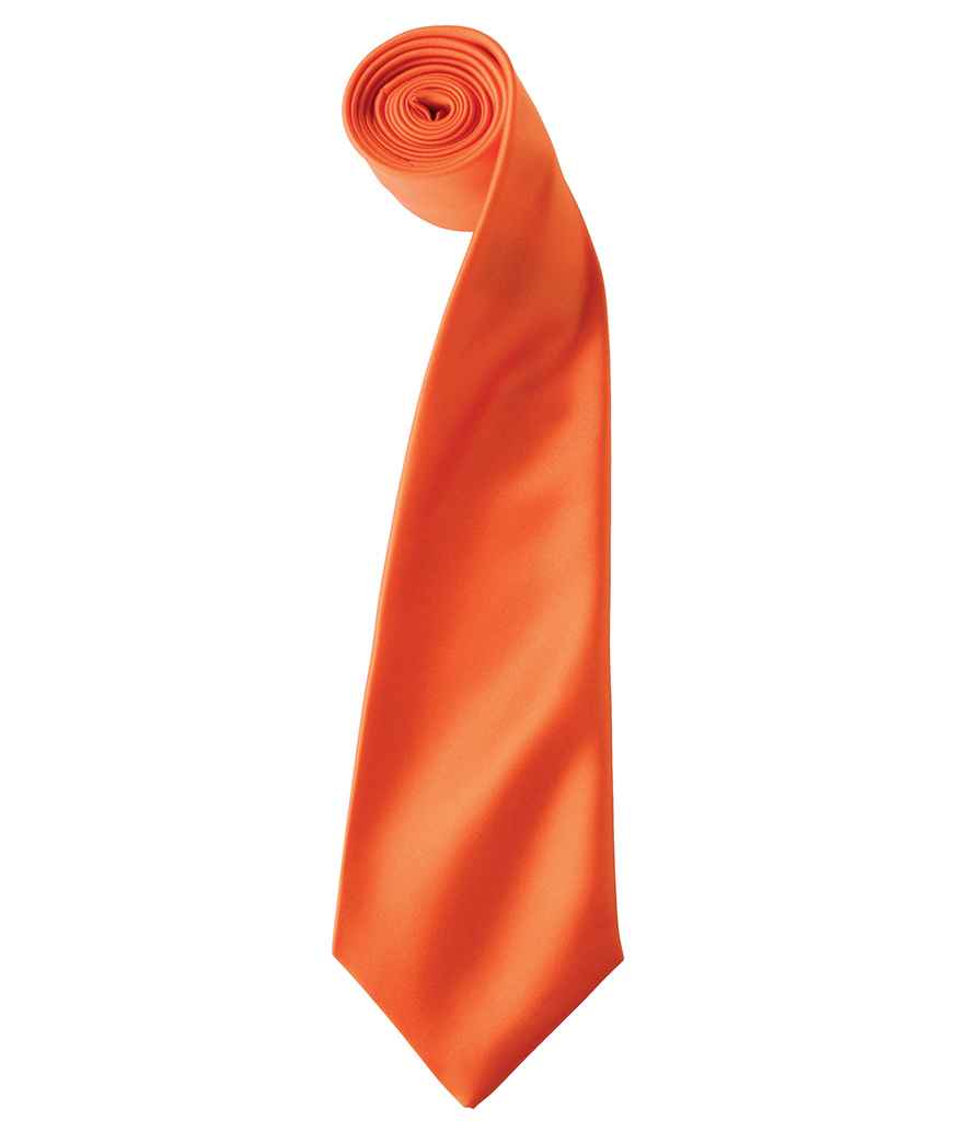 Premier 'Colours' Satin Tie - FRONT