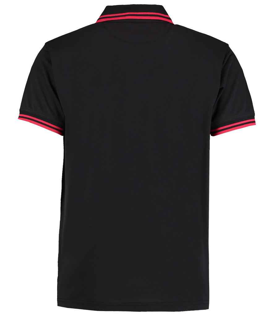 Kustom Kit Contrast Tipped Poly/Cotton Piqué Polo Shirt - BACK