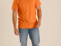 Fruit of the Loom V Neck Value T-Shirt - Black (SS7)