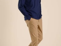 Fruit of the Loom Premium Long Sleeve Cotton Piqué Polo Shirt - White (SS24)