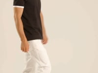 Fruit of the Loom Contrast Ringer T-Shirt - White/Royal Blue (SS34)