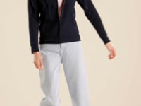 Fruit of the Loom Premium Lady Fit Zip Hooded Jacket - Black (SS82)