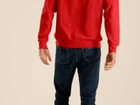 Fruit of the Loom Lightweight Raglan Sweatshirt - Light Graphite (SS120)