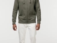 Kariban Full Zip Hooded Sweatshirt - Oxford Grey (KB454)