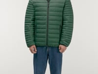 Kariban Lightweight Hooded Padded Jacket - Marl Silver (KB6110)