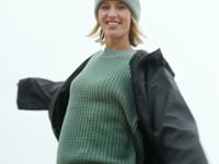 Beechfield Deep Cuff Tonal Patch Beanie - Cloud Grey (BB336R)