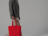 Westford Mill Organic Premium Cotton Maxi Tote Bag - White (W265)