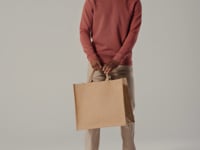 Westford Mill Jute Jumbo Shopper - Natural (W408)