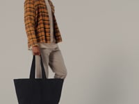 Westford Mill Everyday Canvas Tote Bag - Bottle Green (W610)