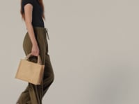 Westford Mill Shimmer Jute Mini Gift Bag - Natural Gold (W431)