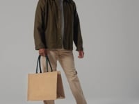 Westford Mill Jute Classic Shopper - Natural/Fuchsia (W407)
