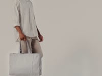 Westford Mill EarthAware® Organic Yoga Tote Bag - Natural (W818)