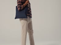 Westford Mill Premium Cotton Tote Bag - Burgundy (W201)