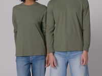 native spirit native spirit unisex crew necklong sleeve t-shirt - dark cherry (ns333)