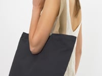 Kimood Recycled Flat-Bottom Shopping Bag - Rosewood/Ecume (KI5202)