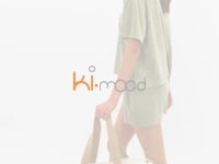 Kimood Recycled Duffel Bag - Black Night/Hemp (KI5601)