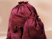 BagBase Velvet Gift Bag - Black Onyx (BG718)