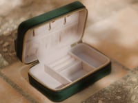BagBase Velvet Travel Jewellery Box - Dark Emerald (BG710)