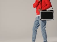 BagBase Retro Messenger - French Navy/White (BG71)