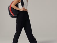 BagBase Teamwear Backpack - Black/Classic Red (BG571)
