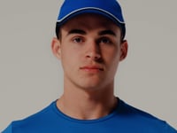 Beechfield Teamwear Competition Cap - Black/Graphite Grey/Classic Red (BB171)