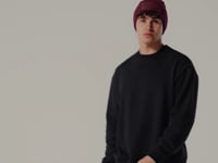 Beechfield Snowstar® Printers Beanie - Black/Graphite Grey (BB443)