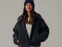 Beechfield Ombré Pom Pom Beanie - Dusky Pink/Off White (BB459)