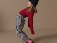 Beechfield Kids Snowstar® Patch Beanie - French Navy/Light Grey (BB443B)