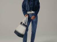 Quadra Canvas Deck Bag - Navy/Off White (QD26)