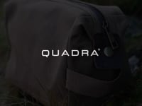 Quadra Heritage Waxed Canvas Wash Bag - Olive Green (QD651)