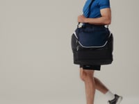 Quadra Pro Team Hardbase Holdall - Black/Light Grey (QS285)