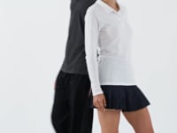 SOL'S Ladies Perfect Long Sleeve Piqué Polo Shirt - Grey Marl (02083)