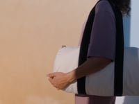 Westford Mill EarthAware® Organic Barrel Bag - Pastel Pink (W814)