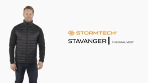 Stormtech Stormtech Ladies Stavanger Thermal Bodywarmer - Black/Graphite Grey (AFV1W)